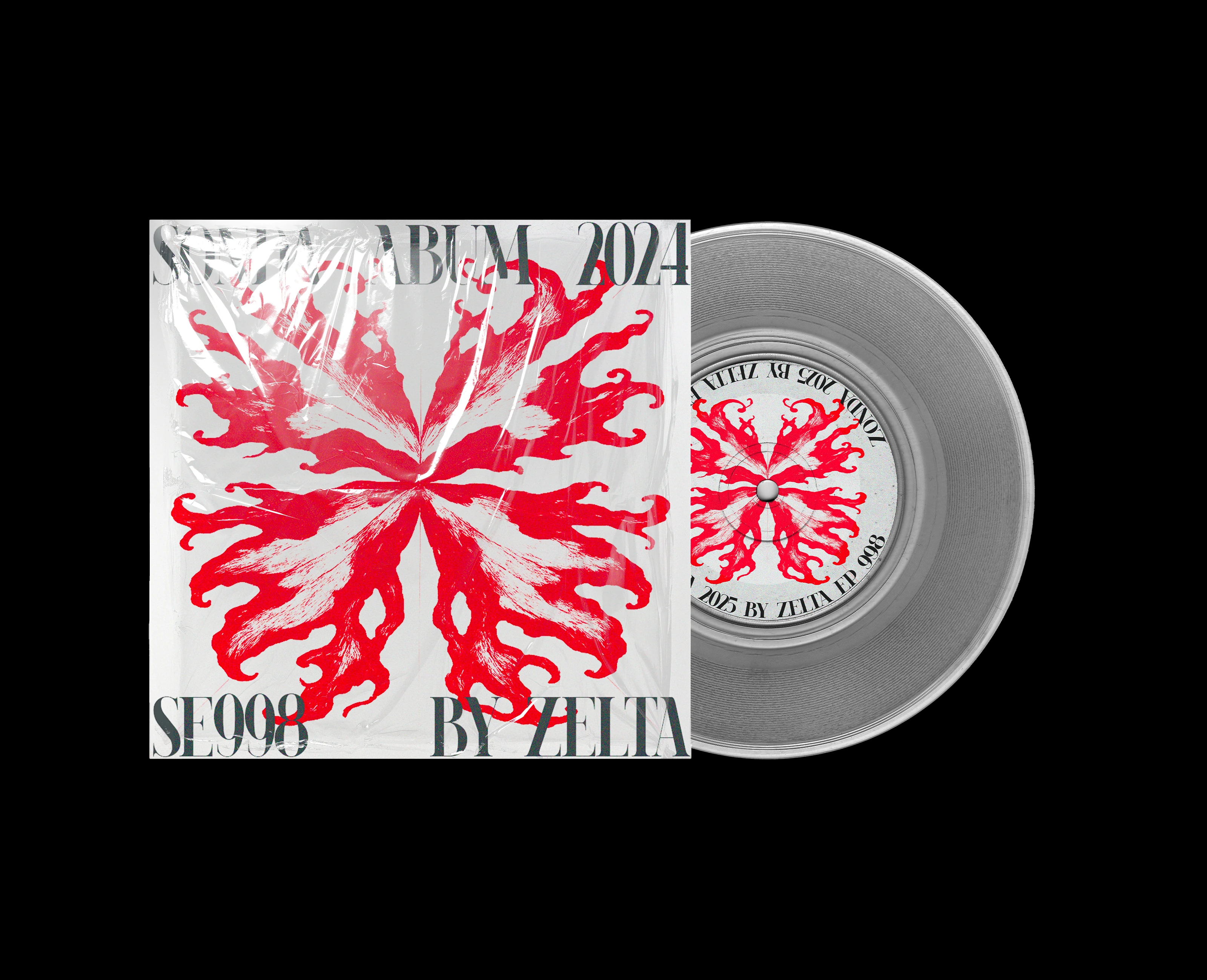 Zelta vinyl and album cover design – sleeve artwork mockup